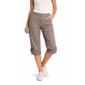 Koppen Terro Convertible Pants Beige Khakis Chinos Sz14 zip off hiking packable